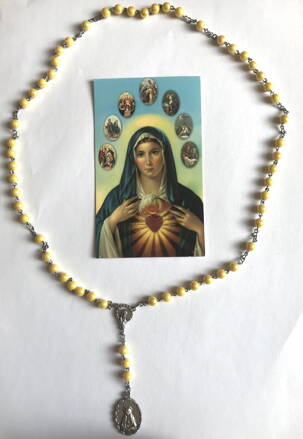 Ruženec k Sedembolestnej Panne Márii + obrázok s modlitbou